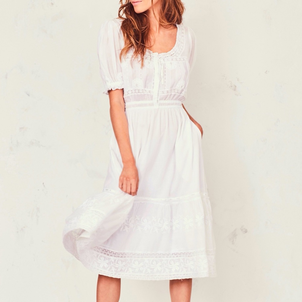 LoveShackFancy Wendy Dress M. EUC